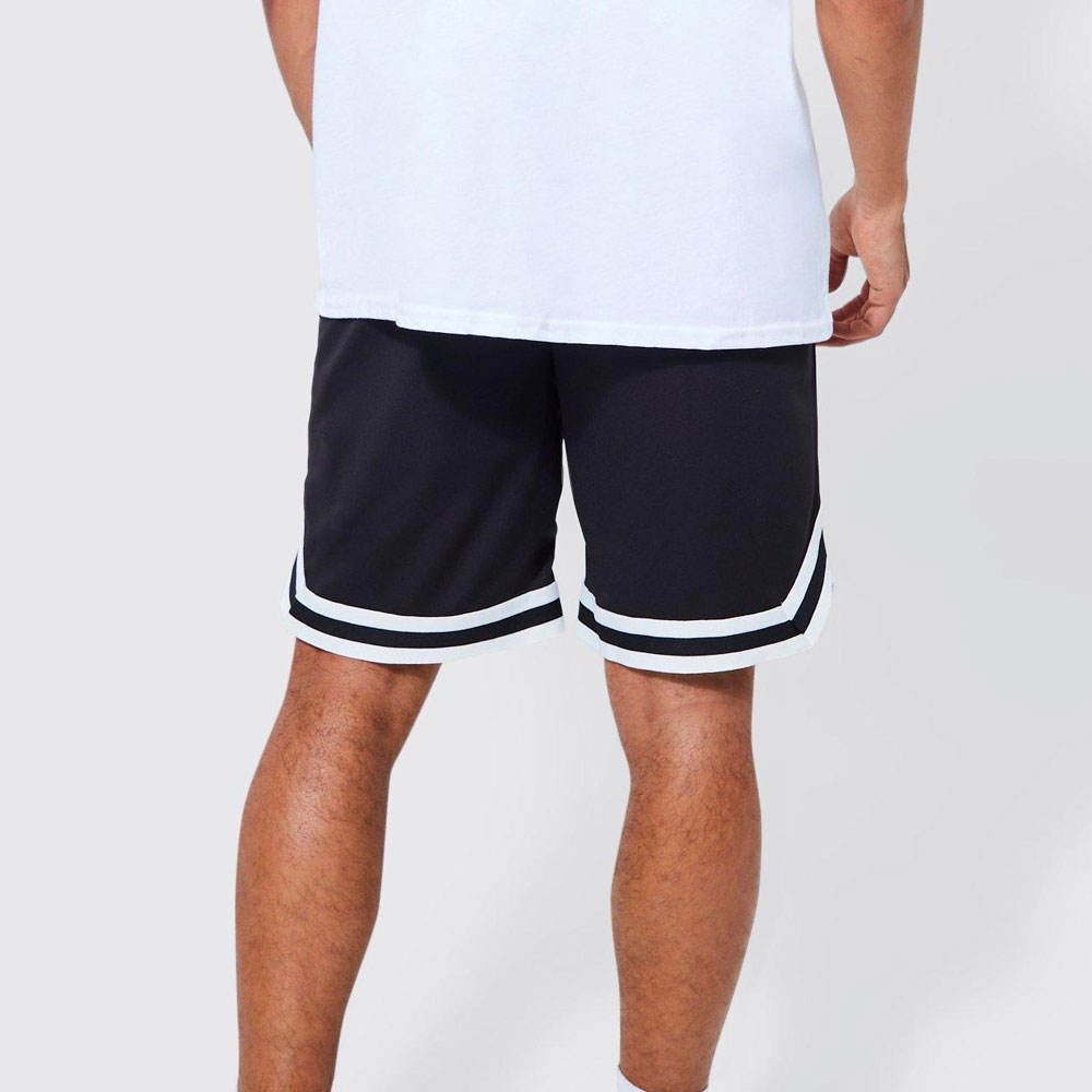 Hestic Sports Wear High Quality Custom Made Basketball Shorts For Mens Cropped Fit Polyester Plain Sublimation Shorts For Mens